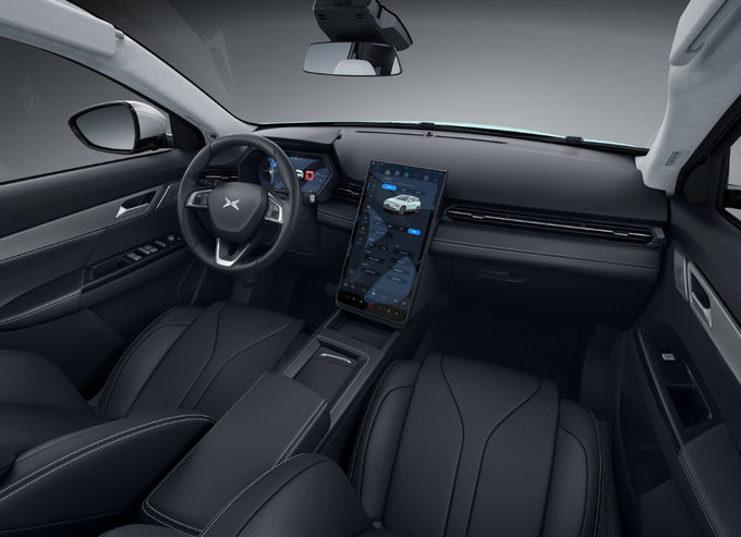 Xpeng G3 SUV سيارة كهربائية ذات 5 مقاعد ذات عجلات مزدوجة 4 × 2 بيضاء برتقالية 5