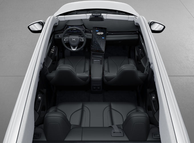 Xpeng G3 SUV سيارة كهربائية ذات 5 مقاعد ذات عجلات مزدوجة 4 × 2 بيضاء برتقالية 7