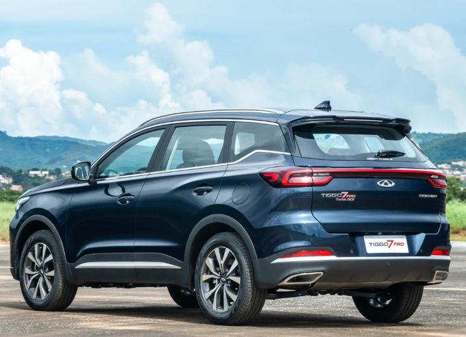 تشيري تيغو 7 سيارات تعمل بالبنزين سيارة SUV حضرية تعمل بالبنزين 3