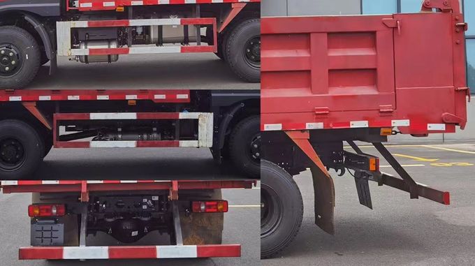 شاحنة ديزل دونغفينغ ذات عجلتين محرك خلفي محرك 4 × 2 ناقل نقل يدوي 8 متر مربع 2